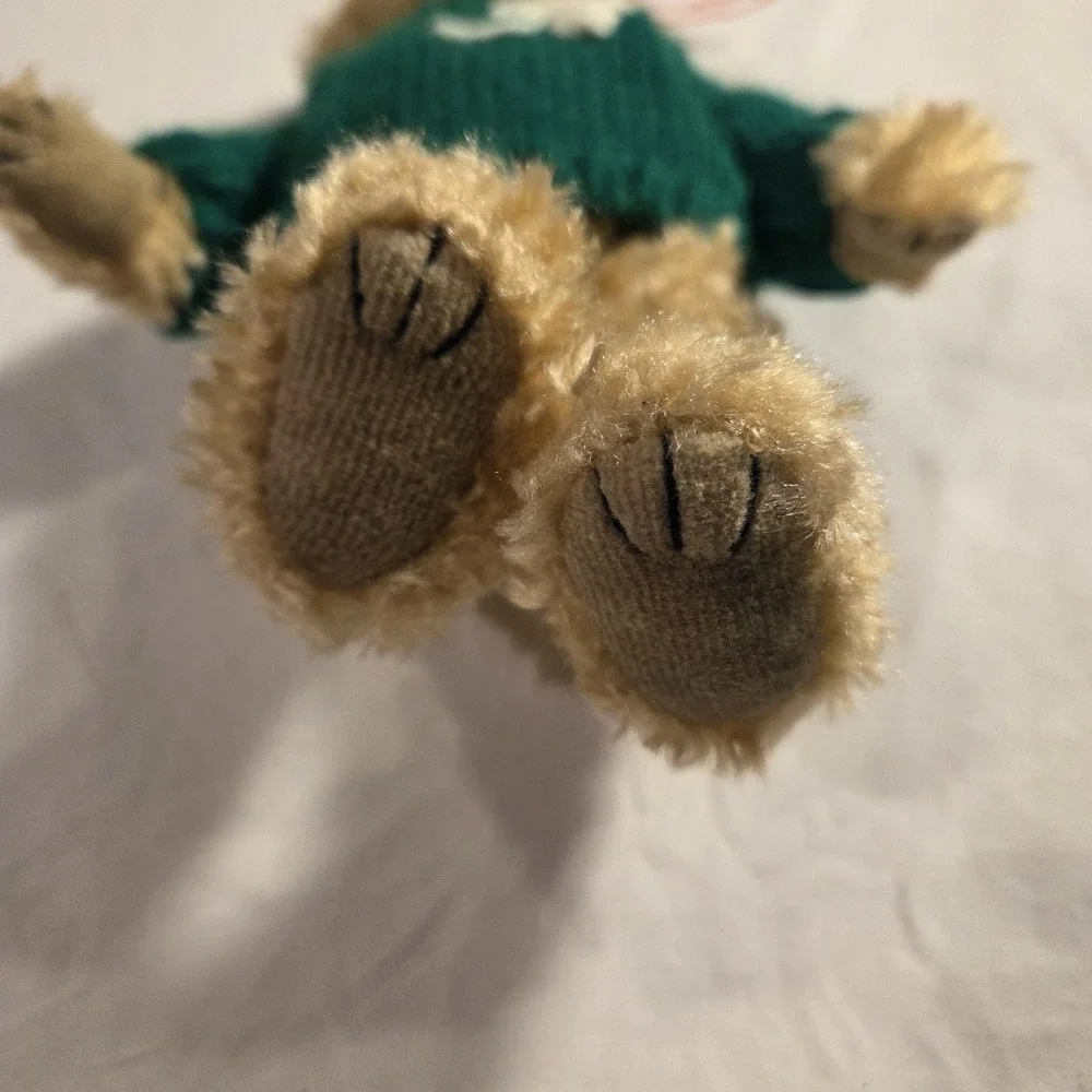 Ty Attic Treasures Blarney Irish Bear 1993 Jointed Plush With Tags Vintage